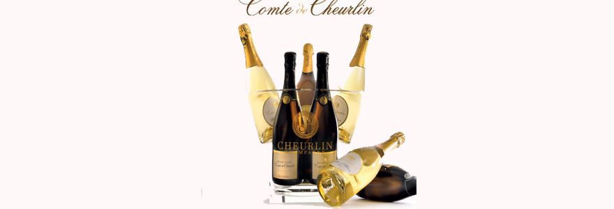 COFFRET  CADEAU CHAMPAGNE  COMTE DE CHEURLIN